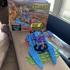 TMNT  Teenage Mutant Ninja Turtles Footski Near- Complete W/Box 1989 Playmates G