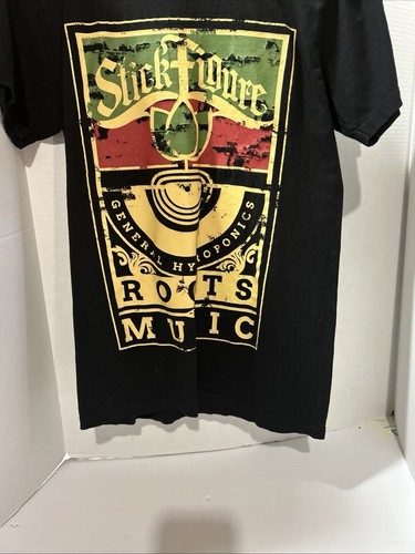 Rasta STICK FIGURE General Hydroponics T Shirt S HAWAII Reggae Roots Surf