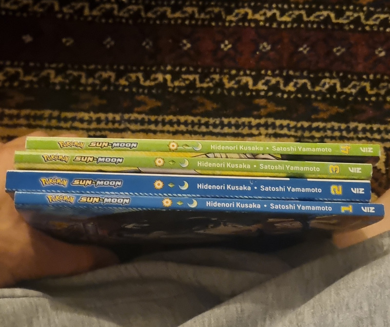 Pokémon Sun & Moon Manga Lot English VIZ Softcover Kusaka Yamamoto