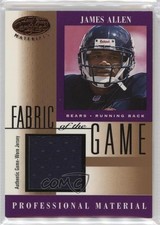 2001 Leaf Certified Materials Fabric of the Game James Allen #FG-123 0l16
