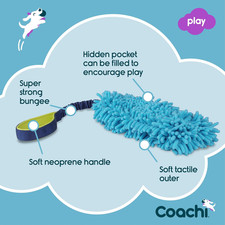 Coachi Tuggi Hide - Interactive Dog Toy for Tug of War & Play. Strong & Comfo..