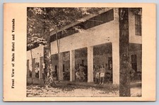 Veranda Beula Villa Hotel Sulphur Well Kentucky KY 1955 Postcard