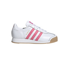 Adidas Samoa Zapatillas Informales con Cordones Jóvenes Niñas Rosa, Blanco IG1912