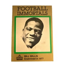 Football Immortals 1985-88 Bill Willis Cleveland Browns #126 NFL Card