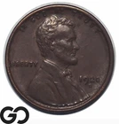 1920-D Lincoln Cent Wheat Penny, Better Denver issue, Choice AU++