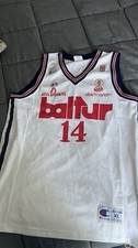 IL BASKET A CENTO Jersey Shirt Italy Basketball Match Worn 90s Vintage Di Monte