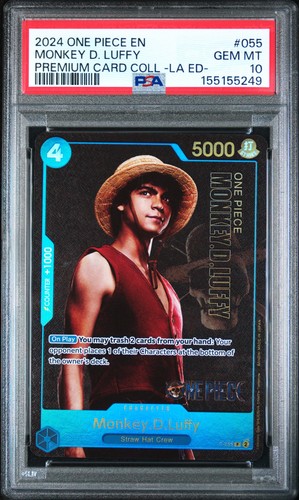 2024 ONE PIECE PREMIUM CARD COLLECTION -LIVE ACTION ED- MONKEY D. LUFFY PSA 10