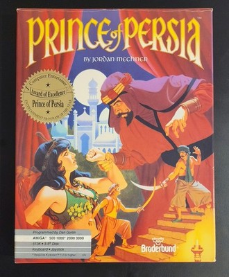 Amiga Prince Of Persia big box US version
