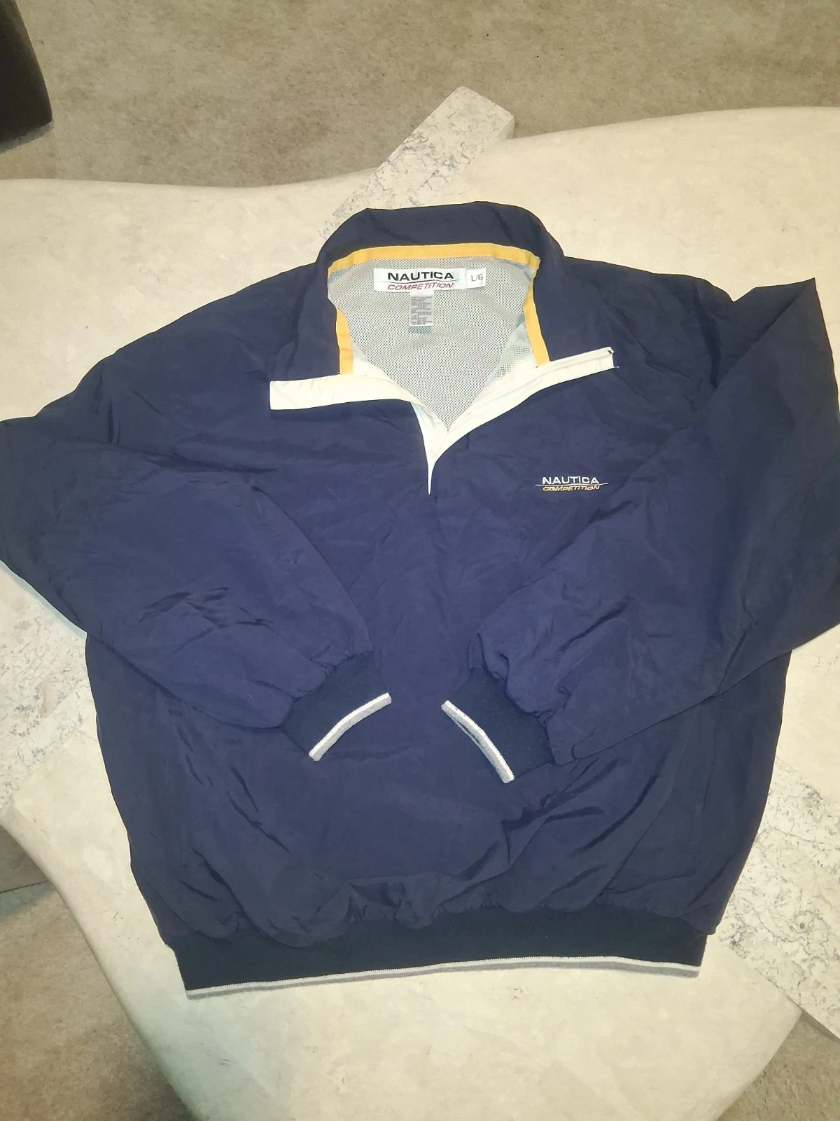 Vintage 90s Nautica Competition Pullover Windbreaker Jacket - Size Large ⛵️ image 3
