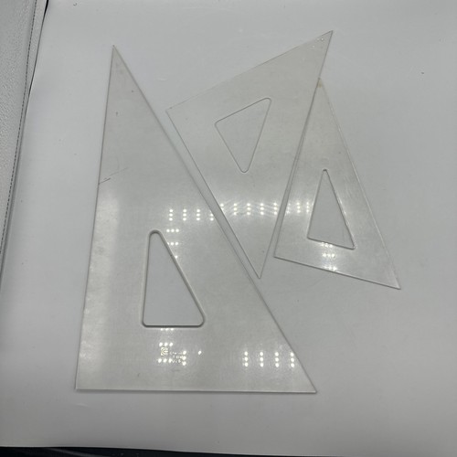 Vintage Drafting Triangle Guides Airmate Lutz Charvoz Lot/3 Plastic | eBay