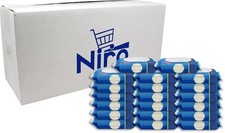 Niro Assortment Cotton Flushable Wipes 20 Packs 42 Count Resealable Container