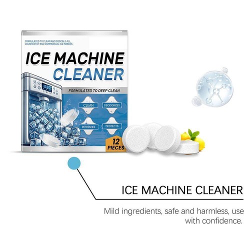 Ice Machine Cleaner Maker Descaler - 12 Clean Tablets - Picture 8 of 16