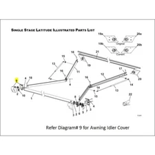 CAREFREE/CO. R001785-006 Kit Idler Cover Lat Blk