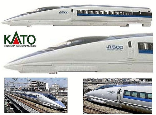 KATO 4392 Nur Karosserie Only Body With LED Light Nozomi JR500 IN Box Scala-N | Zustand: Neu