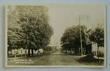 N. Providence Street Whitehouse Ohio Town View Real Photo Postcard RPPC 9344