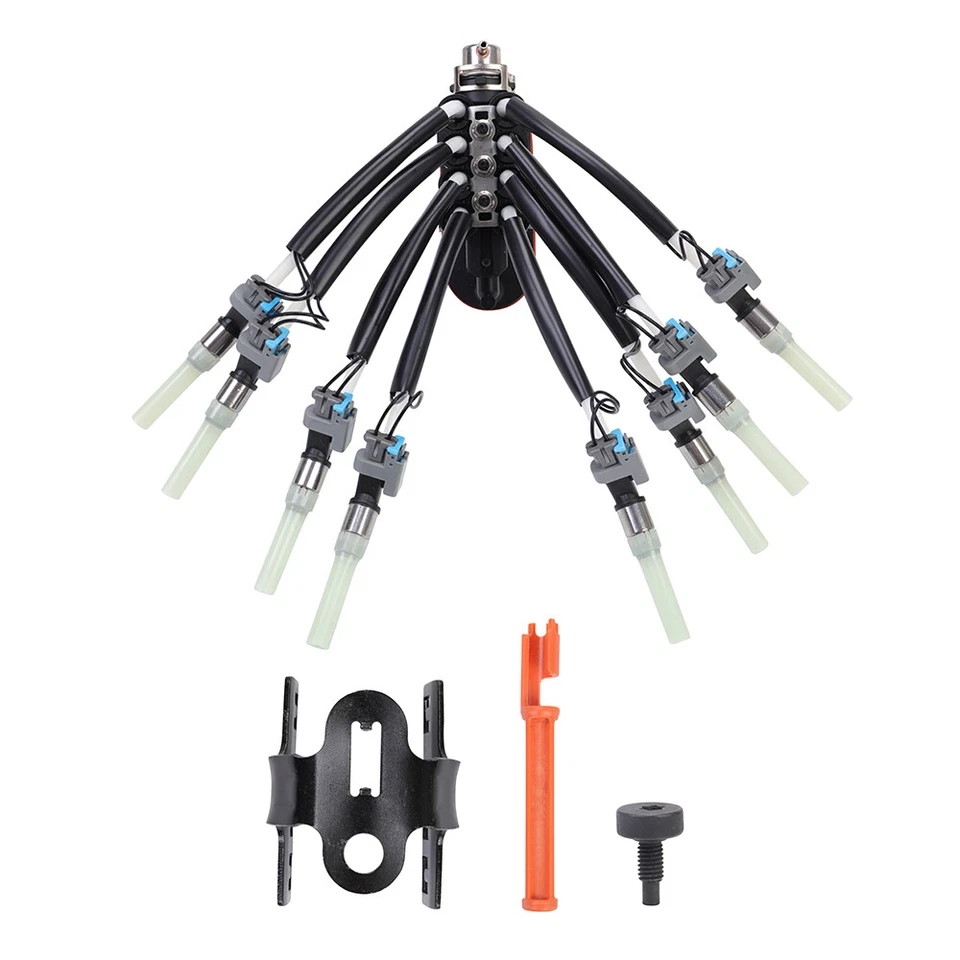 Inyector de combustible Spider Vortec 89060440 para camioneta Chevy V8 5,0 L 5,7 L FJ504 Foto 3 de 4