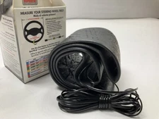 Superior 58-0550B Sport Grip Lace-On Steering Wheel Cover, Size "B", Black