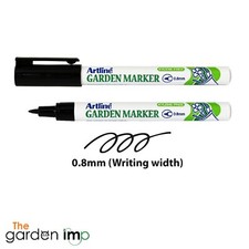 Artline Garden Marker Pens Plant Labels Pots Black Outdoor Permanent Waterproof