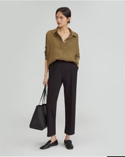 Everlane The Dream Pant Black Knit Pull On Trouser Pants Women’s Size Medium NEW