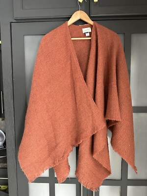 Universal Thread Rauna Poncho Blanket Wrap One Size Boho Hippie Cozy Southwest
