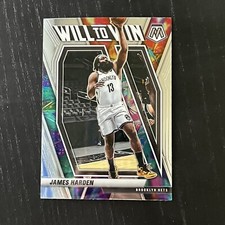 2020-21 Panini Mosaic Basketball James Harden Will To Win #8 Brooklyn Nets