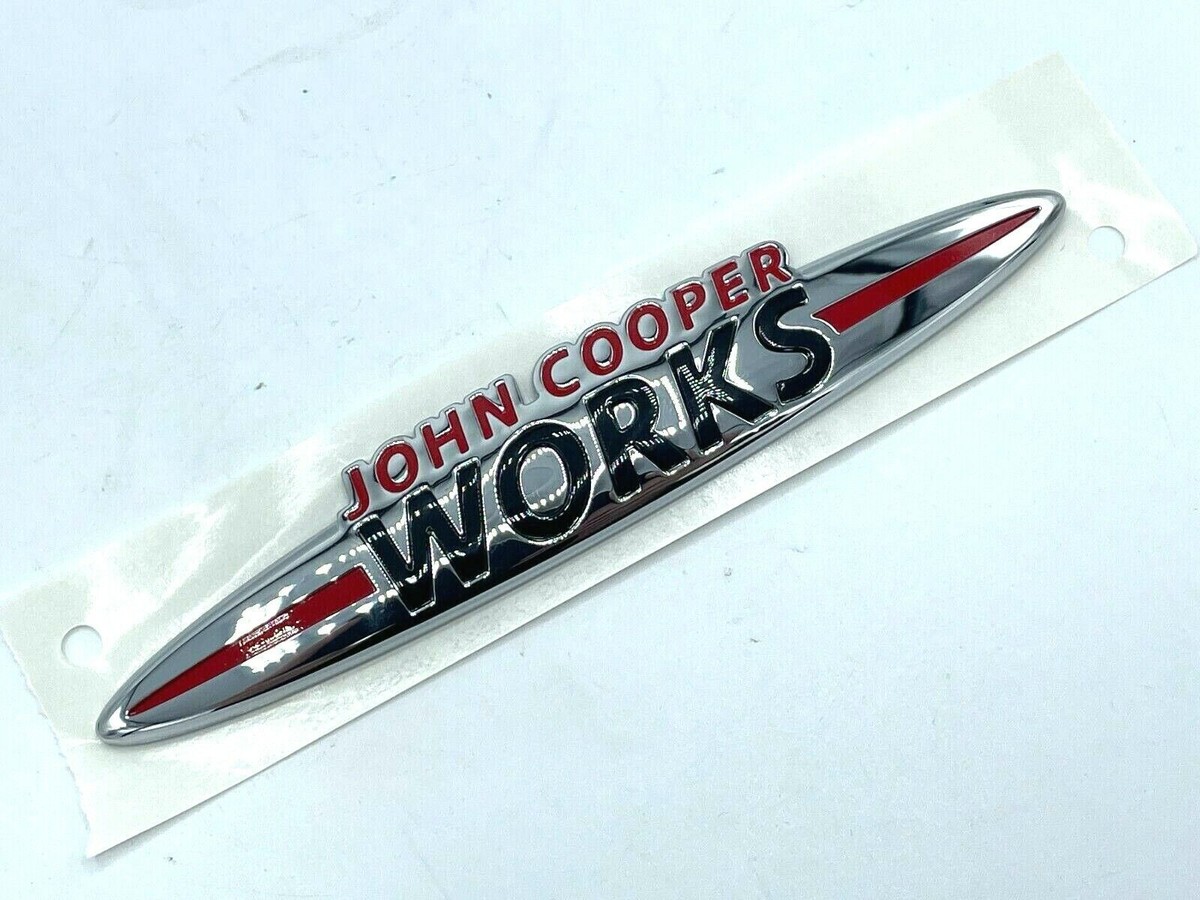 MINI Cooper JCW Trunk Lid Badge 51147476376 51 14 7 476 376