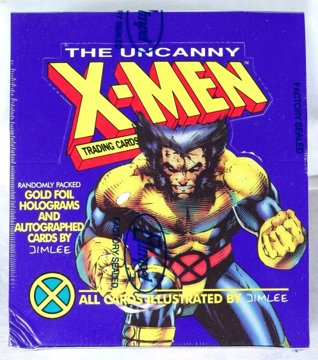 1992 Impel Marvel Uncanny X-Men Factory Sealed Trading Card Box Jim Lee AUTO'S