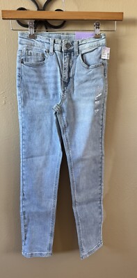 Evsie Girl's Skinny  High Rise Jeans Size 9 Long Brand New Adjustable Waist
