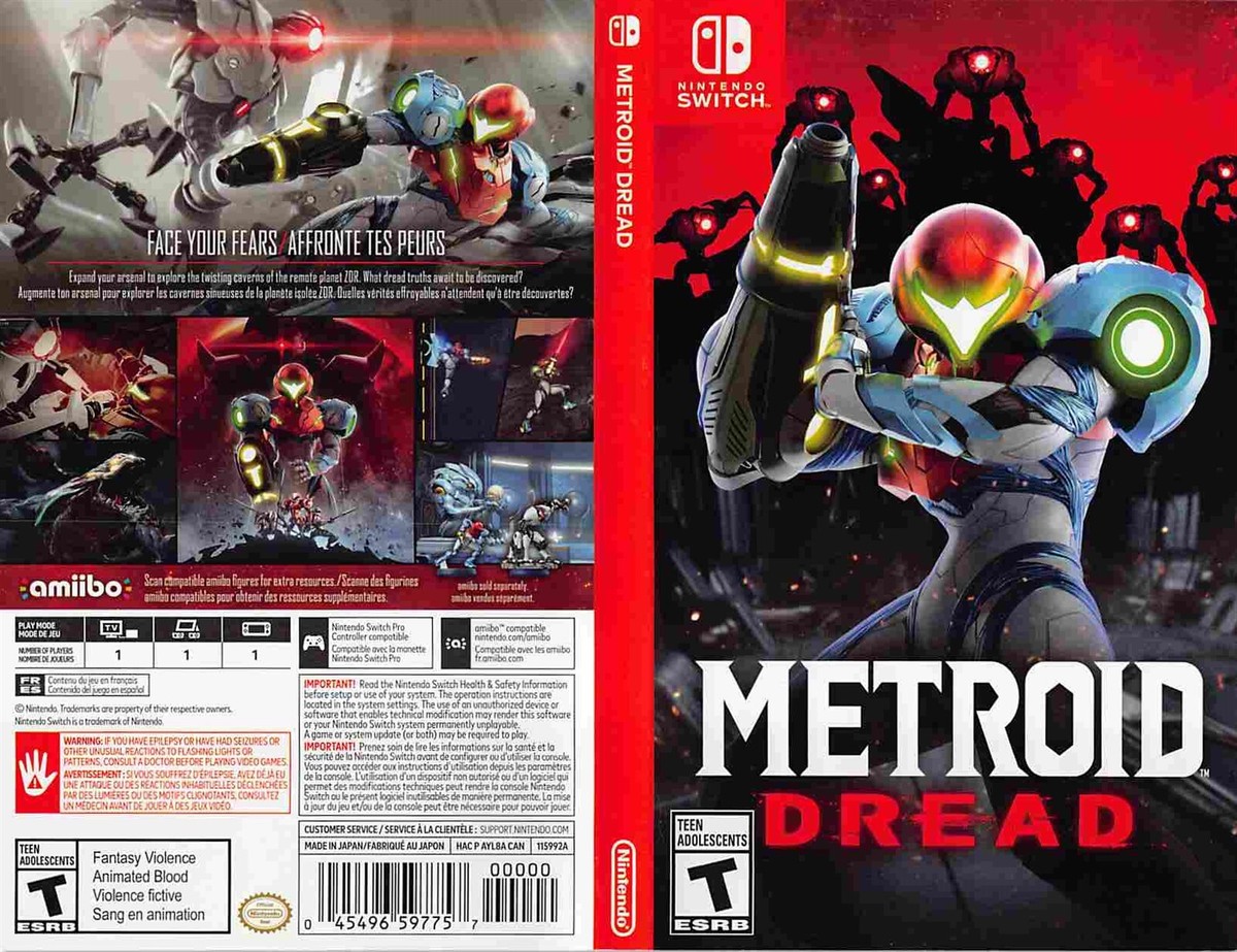 Nintendo Switch METROID DREAD SPECIAL EDITION Amazon.com: Metroid Dread: Special Edition - Nintendo Switch