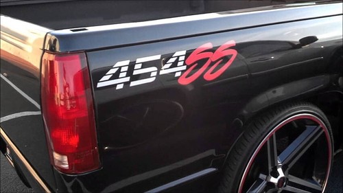 1990-1991 Chevrolet 1500 Truck 454 SS Script Bed Side Decals Kit - Picture 2 of 2