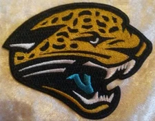 Jacksonville Jaguars 3.25" Iron On Embroidered Patch ~ Free Tracking!
