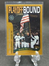 2001 Topps #349 Seatle Mariners Playoff Bound MLB AL Champions