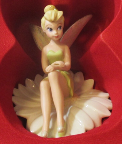 Lenox Ornament--Not Dated--Tinker Bell Sitting on Flower (Daisy)--4.25"---NIB