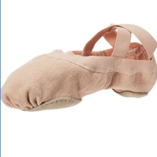 Bloch Synchrony Split Sole Girls Ballet Shoes in Pink Size 4.5 C S0625L 