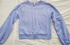 NEW Ideology Girls Fleece Sweatshirt Fresh Orchid Periwinkle, Size Med 10/12