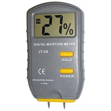 HQRP Digital Moisture Meter Wood Firewood Damp NEW 2-Pin 