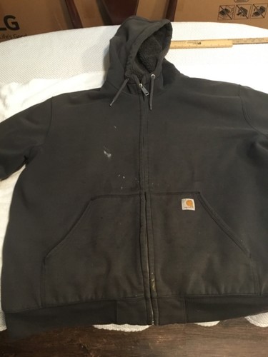 carhartt fur lined hoodie