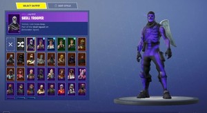 Fortnite Account With Skin Renegade Raider Ikonik Og Skull Trooper
