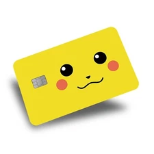 Pokemon Card Credit Card Skin Pikachu Credit Card Sticker- Pokemon Card Skin