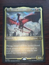 1x ETCHED FOIL NIV-MIZZET, SUPREME - March - MTG - Magic the Gathering
