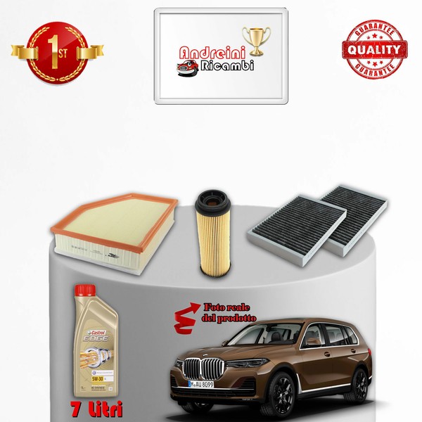 Wartungsset Filter Und ÖL FüR BMW X7 G07 40 I 250KW 340PS 2018-image