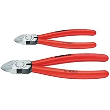 KNIPEX Tools 9K 00 80 90 US Flush Cut Diagonal Cutters Set, 2-Piece