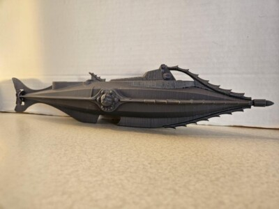 #ad #ad Nautilus Submarine 3d Printed 10in Model Fully Assmebled Grey $19.99