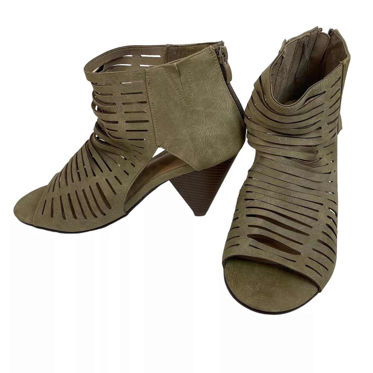 Torrid peep toe booties cheap