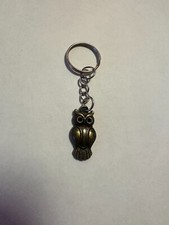 Owl Keychain Bronze Color 1