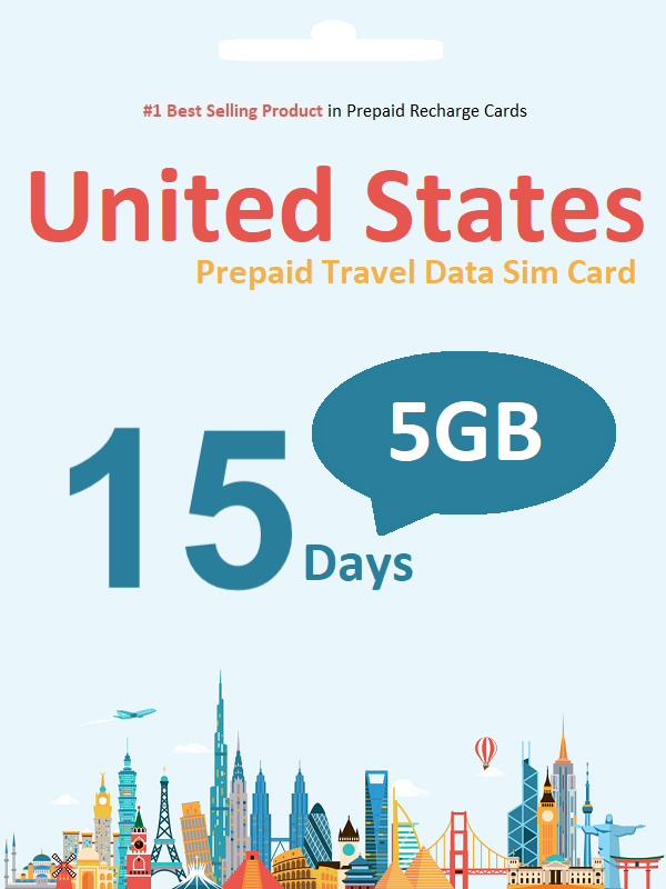 15 days 5GB US Prepaid Travel DATA sim card TMobile 4G incl. Hawaii eBay