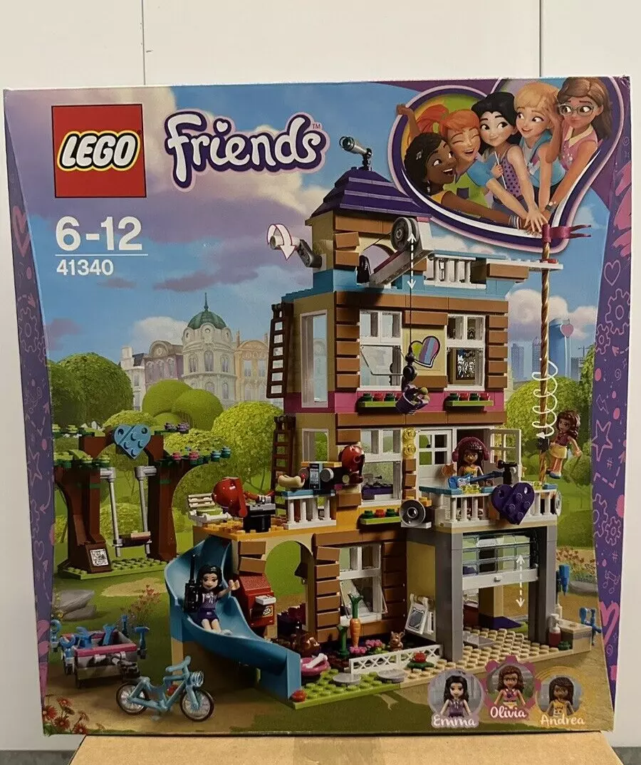 Lego - LEGO Friends Friendship House 41340 Ensemble de construction pour  enfants avec mini-poupées, jouets pour filles populaires pour Noël et la  Saint-Valentin (722 pièces) (Discontinué par le fabricant) - Briques Lego 