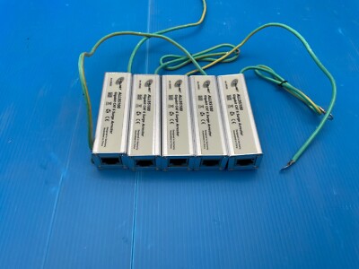 ALLNET ALL95100 CAT5 RJ45 Gigabit Surge Arrester Protector Lot of 5