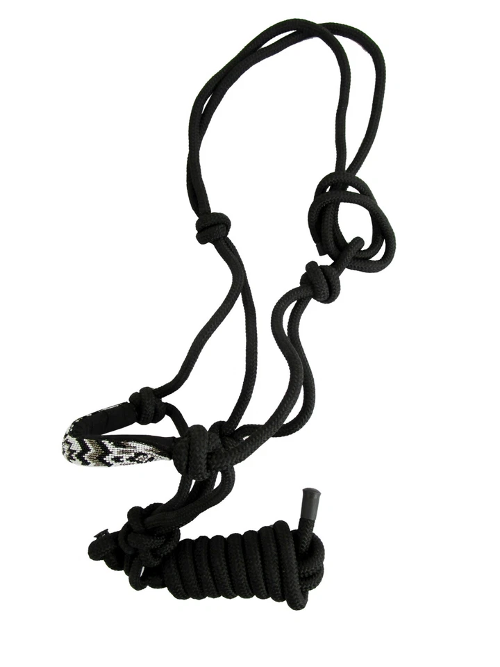 Soporte de cuerda con plomo caballo entrenamiento tachuela nudo vaquero Foto 4 de 4