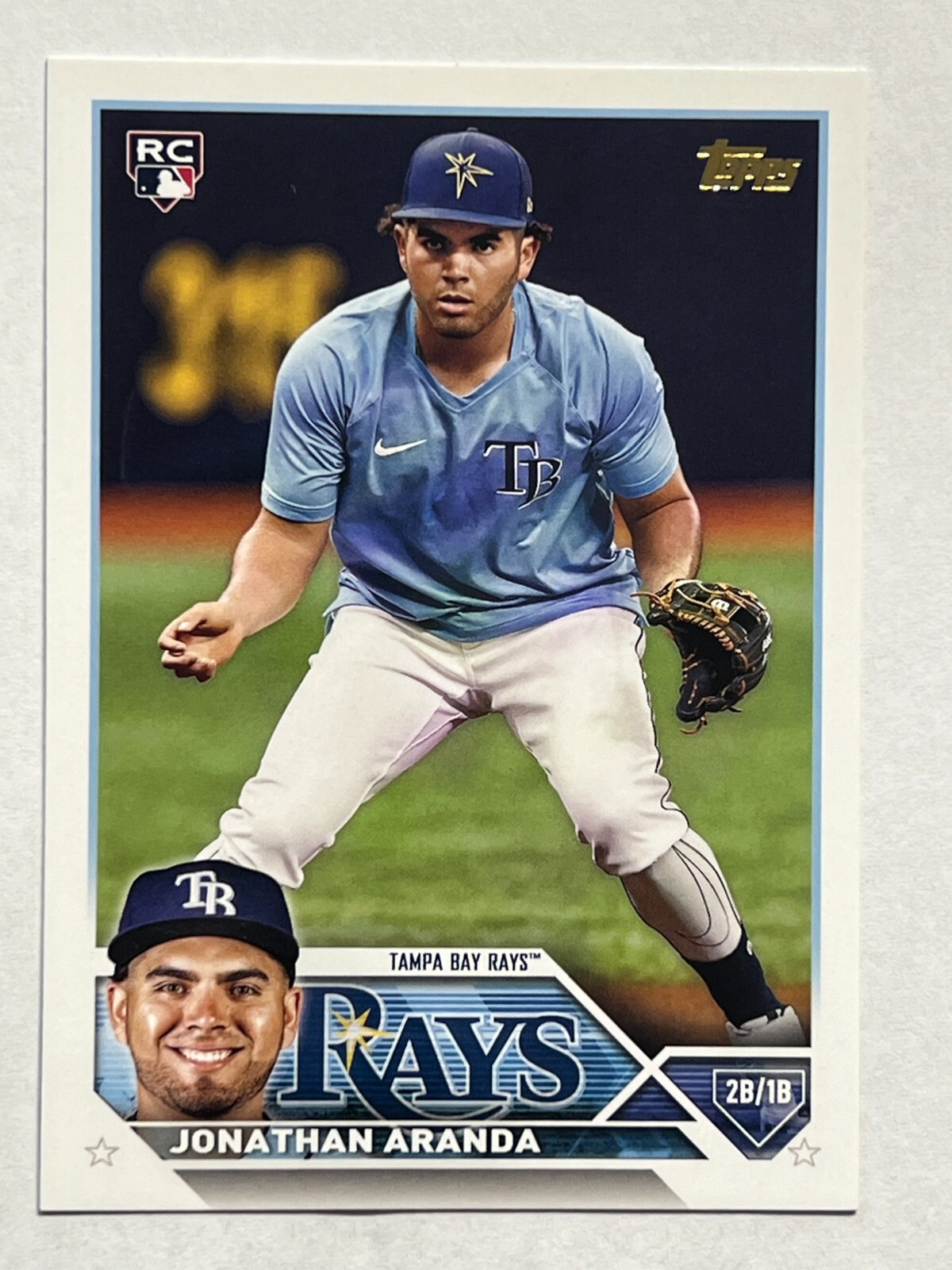 🔥2023 Topps Golden Mirror Image Variation  SSP #154 Jonathan Aranda RC TB Ray🔥